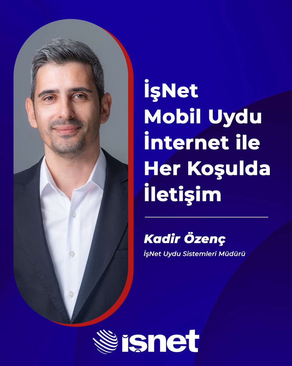 Mobil Uydu İnternet hizmetimiz ile her koşulda iletişim sağlıyoruz! İşNet Uydu Sistemleri Müdürü Kadir Özenç: "Mobil uydu internet hizmetimizle, Türkiye’nin dört bir yanında kesintisiz ve güvenilir iletişim altyapısı sunmayı hedefliyoruz.” 
Haberin tamamı: bit.ly/4lSELhq