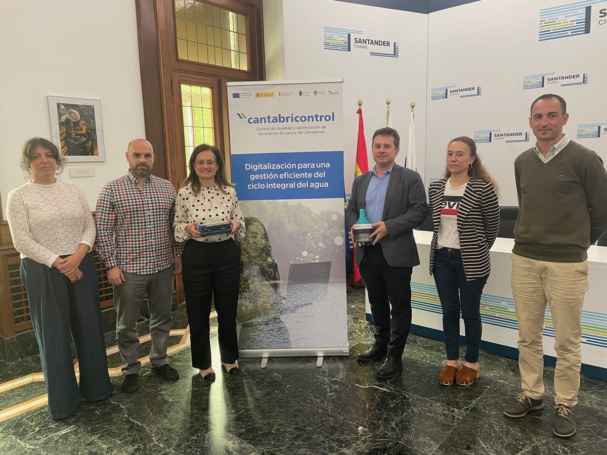 👏47 municipios de Cantabria utilizan #IA en su #PERTE del #agua 💦para optimizar el consumo. #CantabriControl, iniciativa presentada por #Aqualia en agrupación con <a href="/cantabriaes/">Gobierno Cantabria</a>, ya ha instalado el 60% de los contadores de #telelectura incluidos en el proyecto
#PlandeRecuperacion