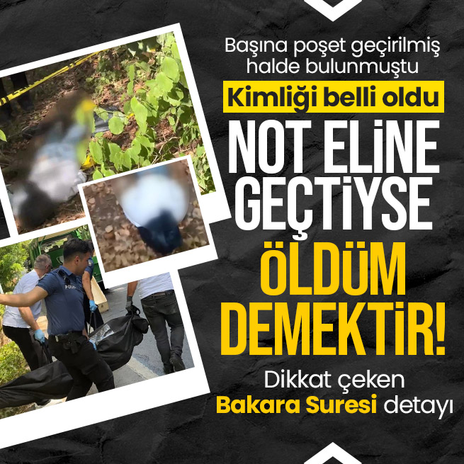 Sarıyer'de başına poşet geçirilmiş şekilde bulunmuştu! Elindeki notta ne yazdığı ortaya çıktı: Dikkat çeken Bakara Suresi detayı 

takvim.com.tr/galeri/yasam/s…