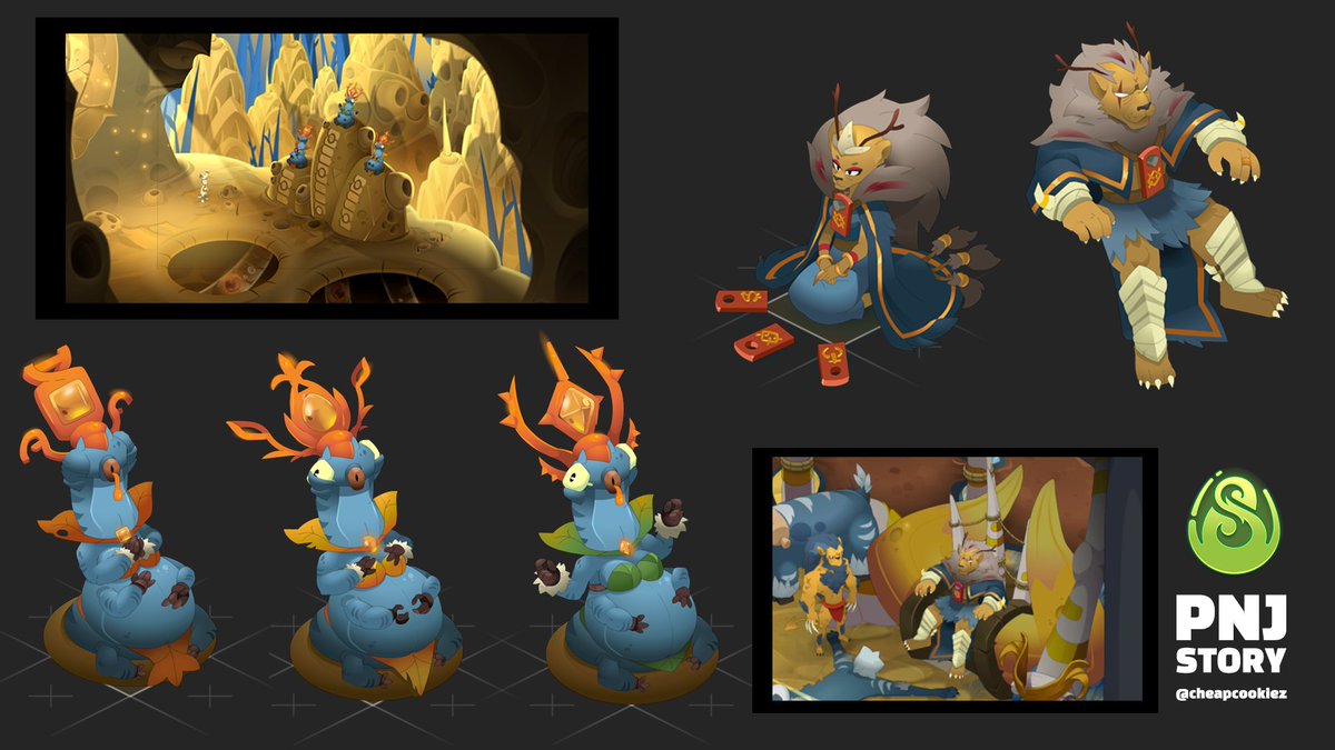 Kabombz queens, concept art + final versions🐛 #Dofus #osavora