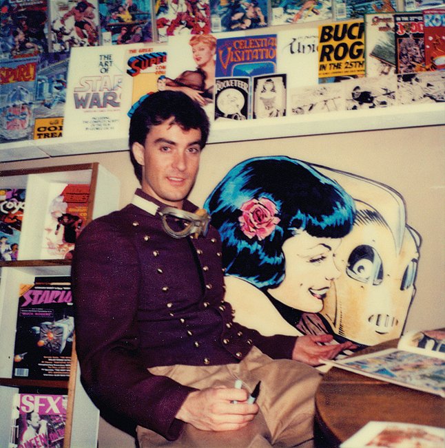 Happy heavenly birthday to "The Rocketeer" creator, "Tarzan" comic strip inker, "Super Friends," the "Godzilla" animated series, "Raiders Of The Lost Ark" and "Michael Jackson's Thriller" storyboard artist, 'Good Girl Art' legend, Dave Stevens.