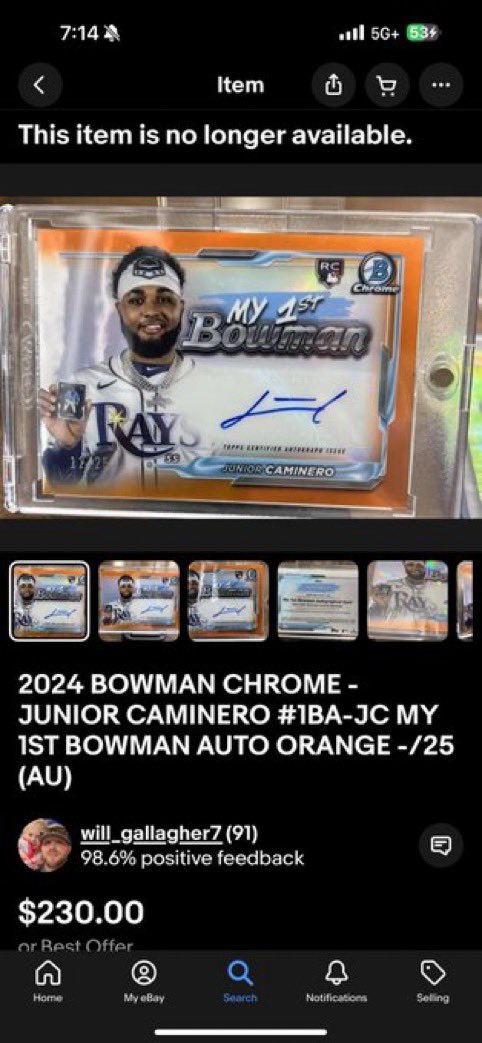 Bourbon Invesments 2 (@bourboninvestm2) on Twitter photo <a href="/Tim_Bell10/">Bells_Cards10</a> <a href="/CardPurchaser/">Card Purchaser</a> Crazy that you used the same eBay picture from a recent sale….. but ok 👌 <a href="/Tim_Bell10/">Bells_Cards10</a> <a href="/CardPurchaser/">Card Purchaser</a> Crazy that you used the same eBay picture from a recent sale….. but ok 👌