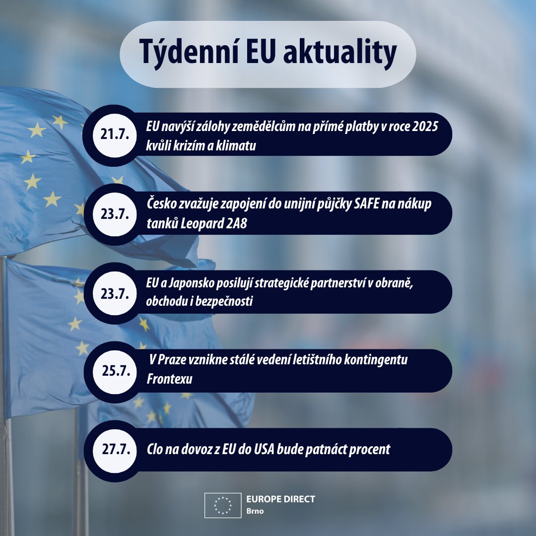 🇪🇺 EU zajímavosti z minulého týdne 👇

Více na IG ED Brno 👉 1url.cz/7JlsX
