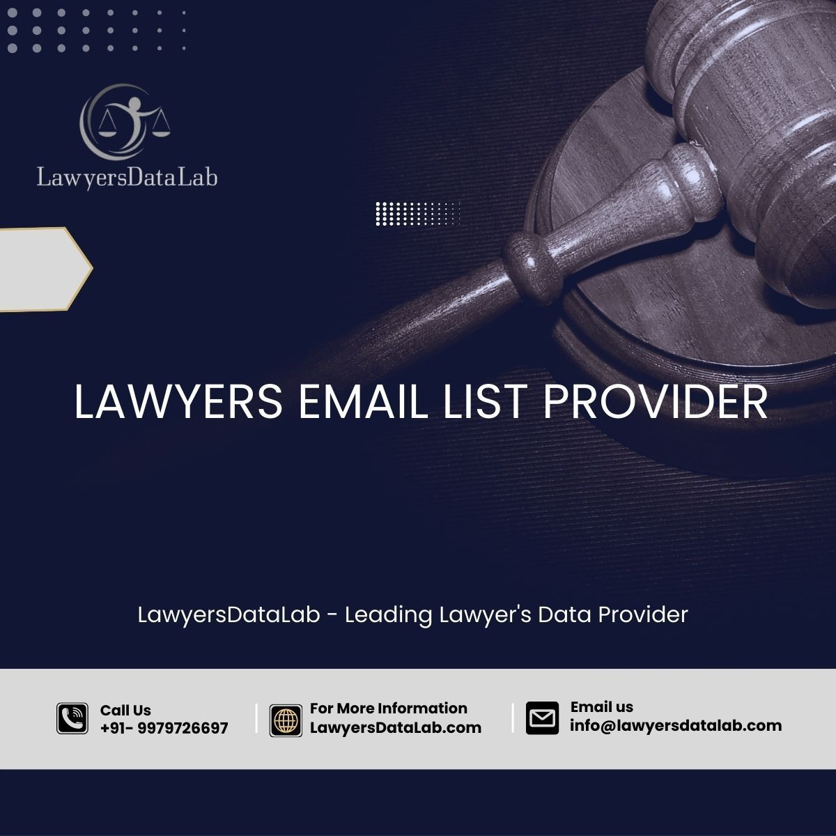 LawyersData's tweet image. Lawyers Data Lab provides cutting-edge USA lawyers data scraping services. Our technology ensures quick, effective data gathering and insights. For comprehensive lawyers directory scraping, email info@lawyersdatalab.com. #CuttingEdgeScraping #LawFirmEmailList #DataInsights