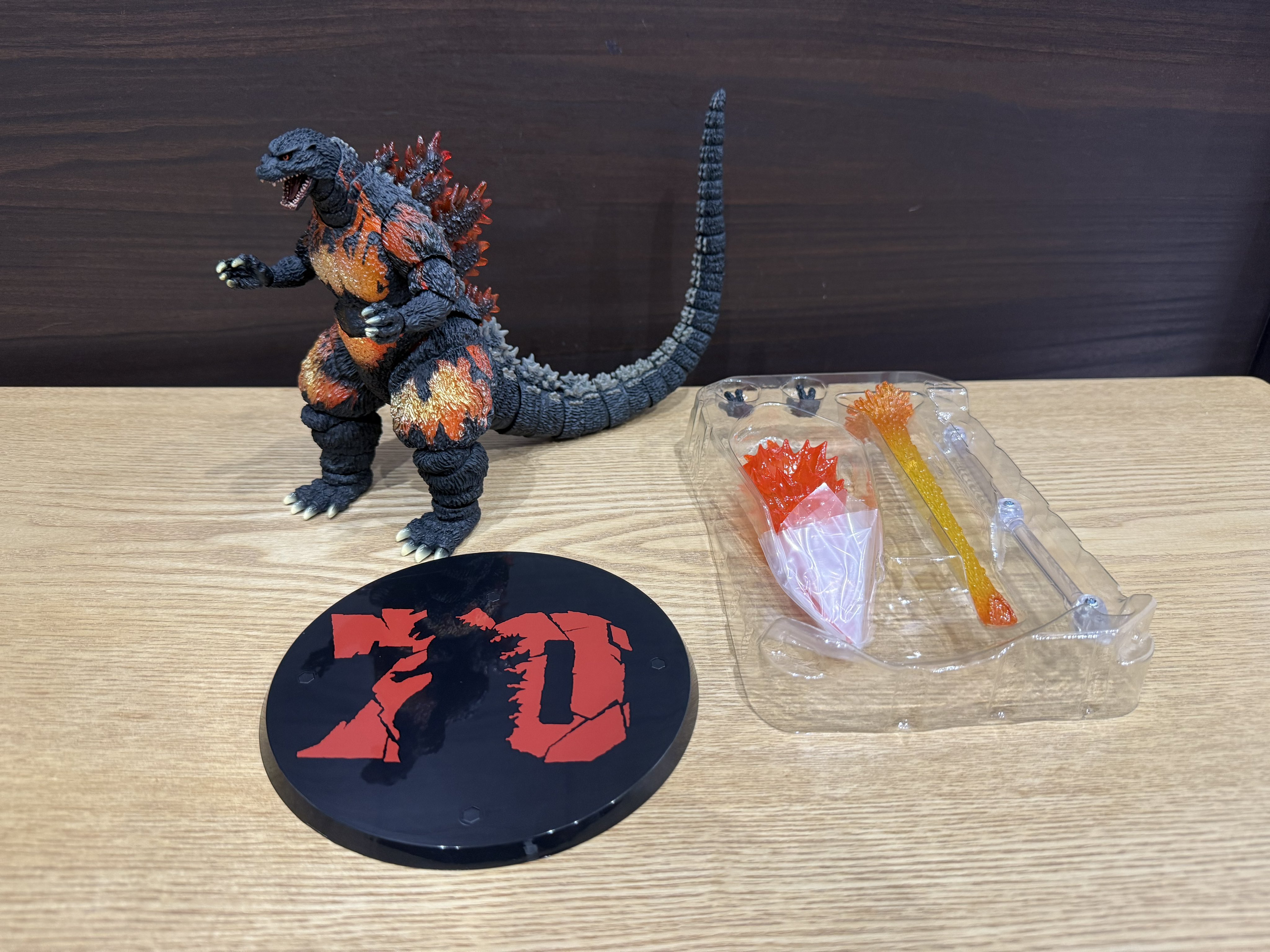 モンスターアーツゴジラ1995エフェクト付き TAMASHII NATIONS S.H.モンスターアーツ ゴジラ (1995) 70周年