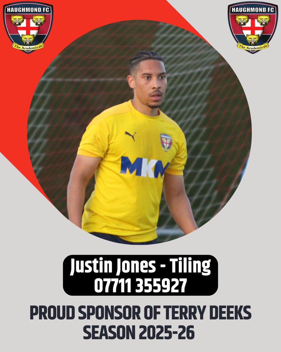 We’re proud to welcome three new sponsors to Haughmond FC for the upcoming season! 

🔹 Paul Lewis – proudly sponsored by C.S.T
🔹 Kian – proudly sponsored by Shropshire Woodcarvers
🔹 Deeks – proudly sponsored by Justin Jones - Tiling

A huge thank you to all sponsors🤝

#mond