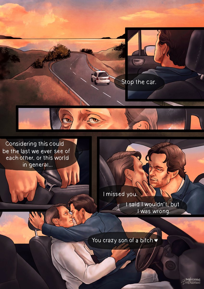 Inspired by a prompt where Will asks Hannibal to stop the car on the way to the cliff house, and Hannibal fears the worst...