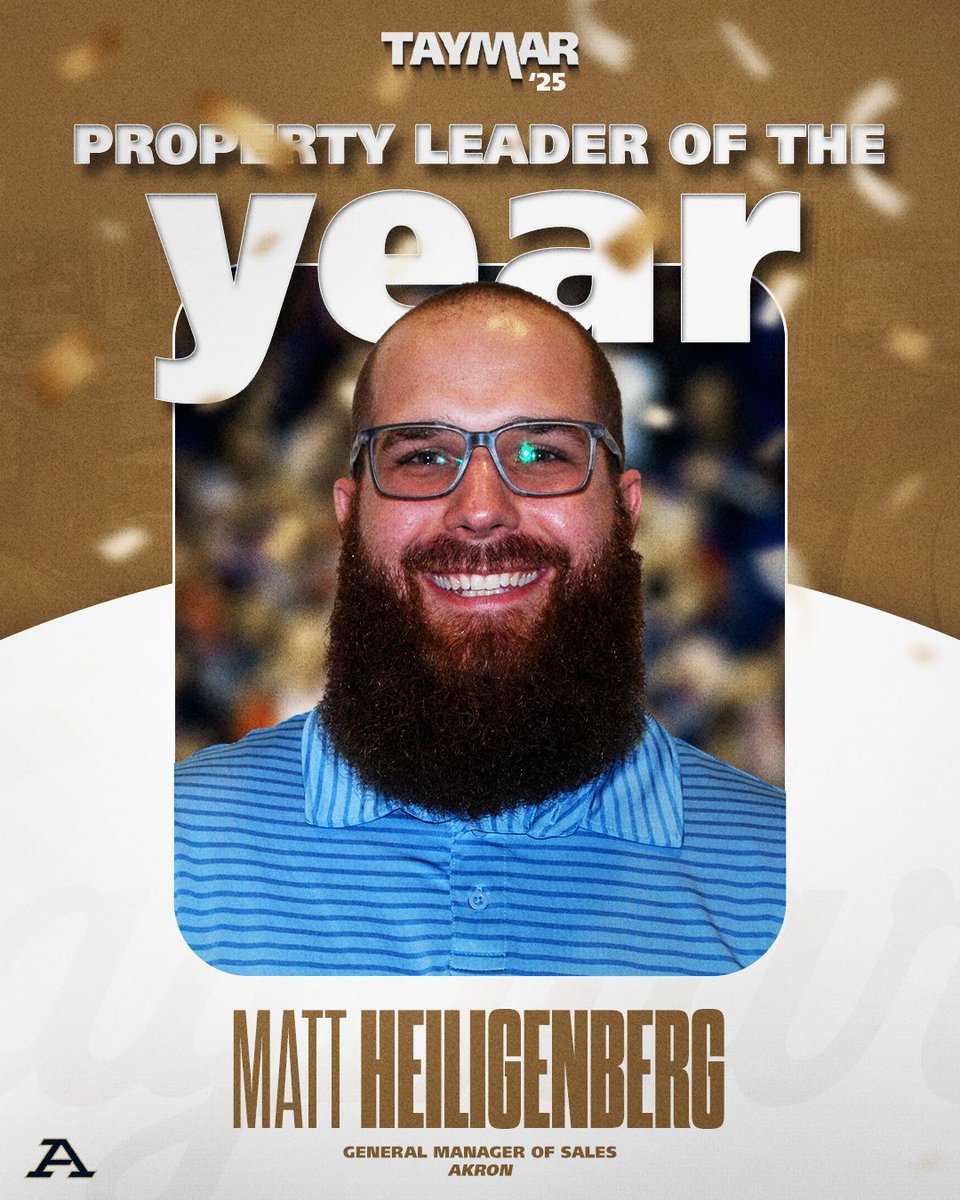 TaymarSalesU (@taymarsalesu) on Twitter photo We had a great time at the Taymar Leadership Huddle 2025 in Nashville, TN. Please help us celebrate our award winners! Congratulations to Matt Heiligenberg at <a href="/AkronZips/">Akron Zips Athletics</a>! We had a great time at the Taymar Leadership Huddle 2025 in Nashville, TN. Please help us celebrate our award winners! Congratulations to Matt Heiligenberg at <a href="/AkronZips/">Akron Zips Athletics</a>!