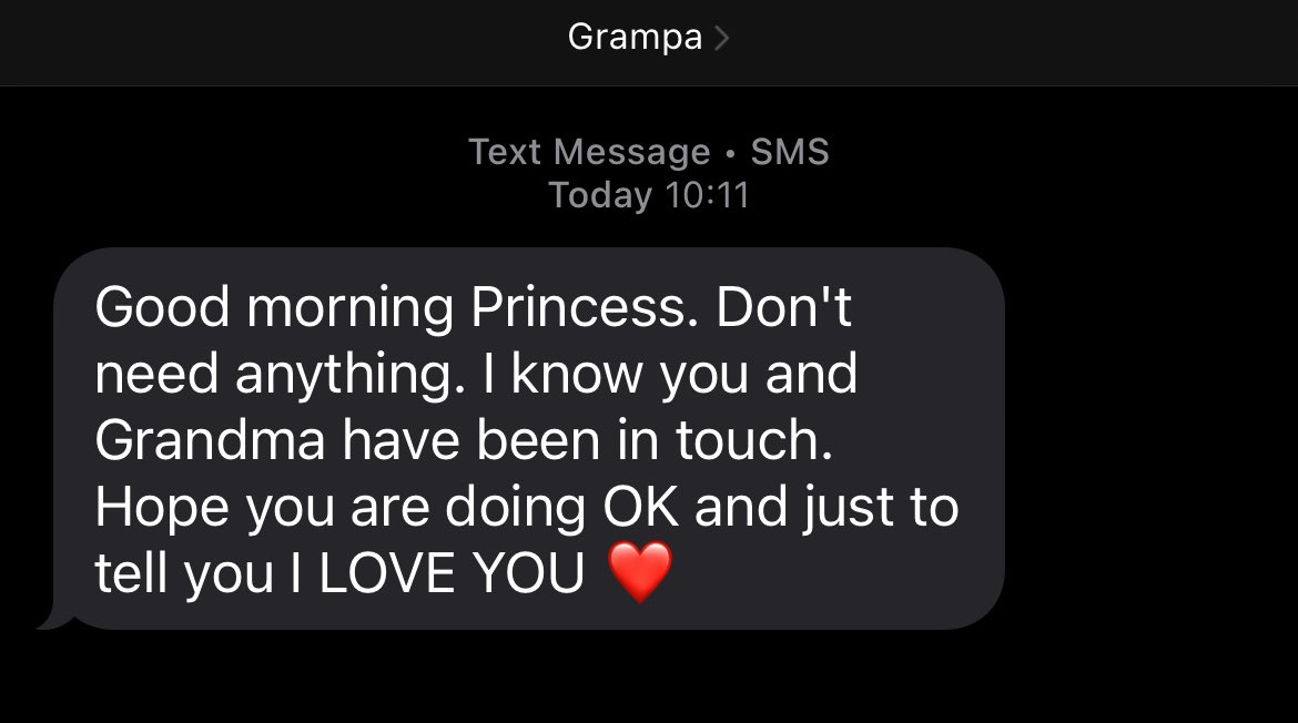 I would burn it all down for my grandparents, no hesitation.