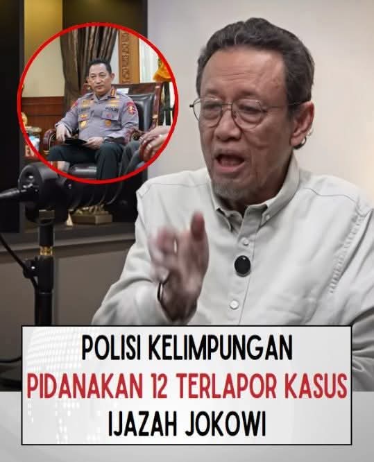 12 Tokoh ditahan? CHAOS!

Satu hal yang tidak terpikirkan oleh Jokowi adalah
Jika 12 Tokoh dipaksakan untuk jadi Tersangka, apalagi sampai ditahan

Chaos Indonesia!

Kerusuhan besar!

12 Tokoh ini masing masing punya massa besar, punya banyak sekali kolega, sahabat dari berbagai