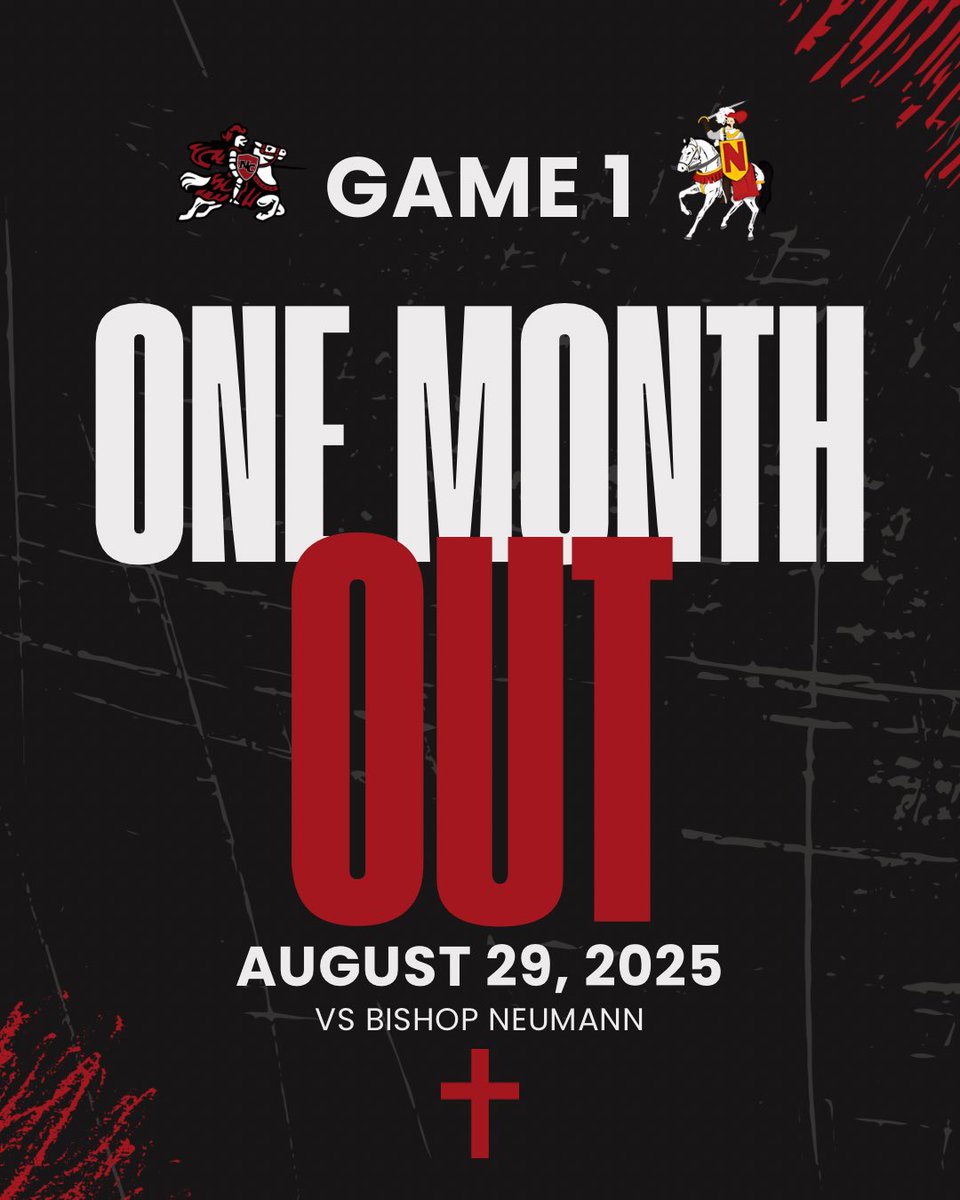 NC Knights Football (@nc_knights_fb) on Twitter photo 🚨ONE MONTH UNTIL GAMEDAY🚨
#LetsGoKnights #WeAreNC #NCRedZone #KnightsPower #NebPreps
<a href="/NCRedZone/">NC RedZone</a> <a href="/NorfolkCatholic/">Norfolk Catholic School</a> 🚨ONE MONTH UNTIL GAMEDAY🚨
#LetsGoKnights #WeAreNC #NCRedZone #KnightsPower #NebPreps
<a href="/NCRedZone/">NC RedZone</a> <a href="/NorfolkCatholic/">Norfolk Catholic School</a>