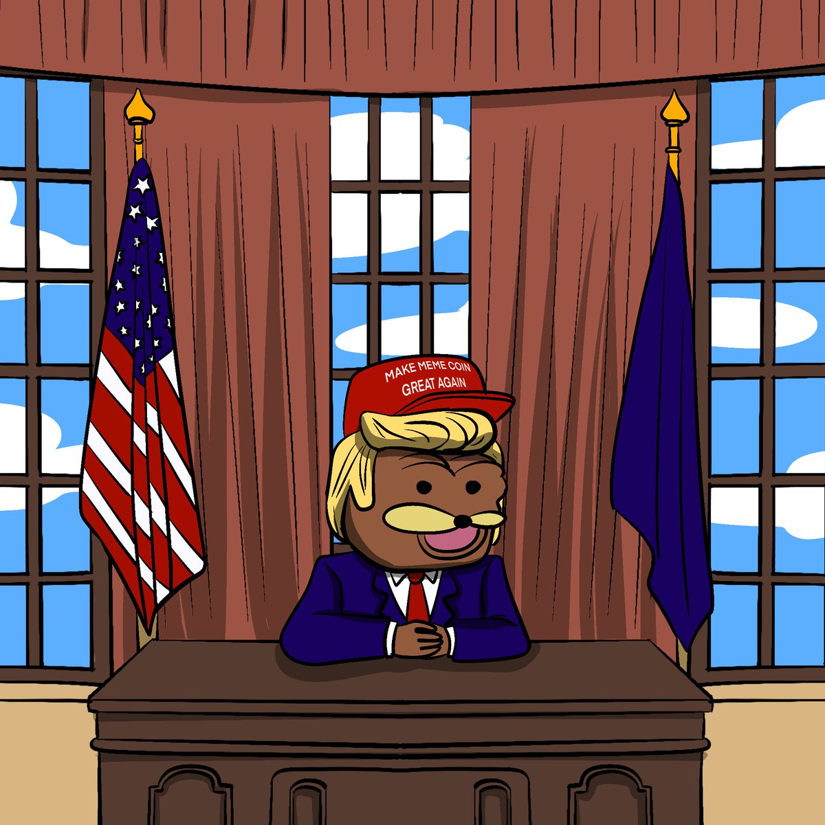 eth_spurdo's tweet image. To all my fellow degens its time to make Meme Coins Great Again . 

Regards $SPURDO president 🇺🇸