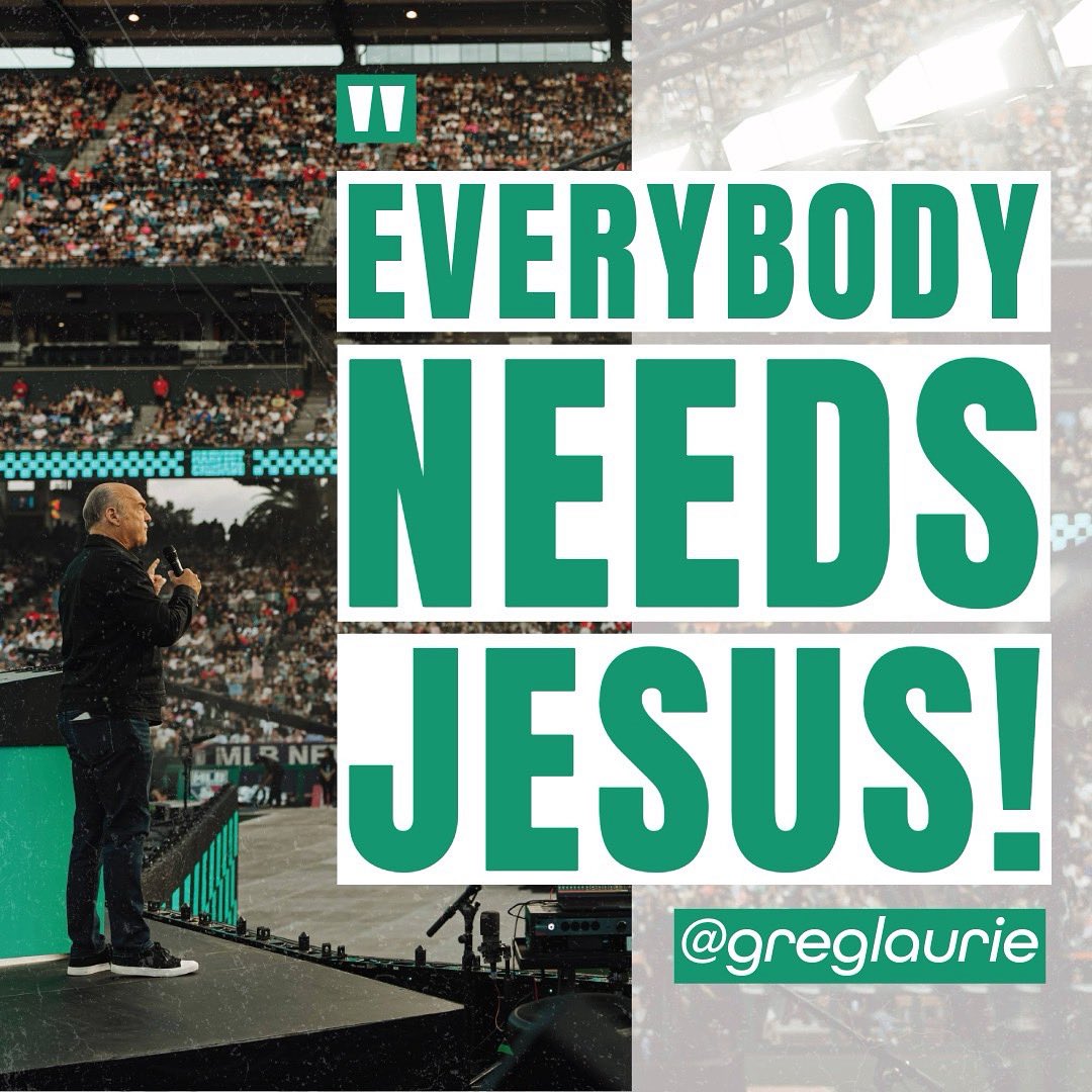 Every man. Every woman. Every child. We all need Jesus.

It doesn’t matter if you’re rich or poor, unknown or famous — you need Jesus.

Followers can’t save you. Fame can’t save you. Only Jesus can.

Whether you have five followers or fifty million, one thing’s true — Everybody