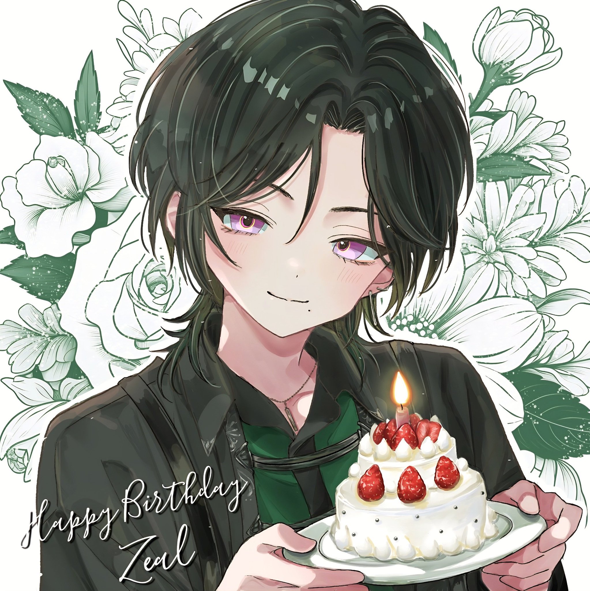 【原画】7歳の誕生日に無表情でケーキ入刀しようとするしも ゆかり on X: 