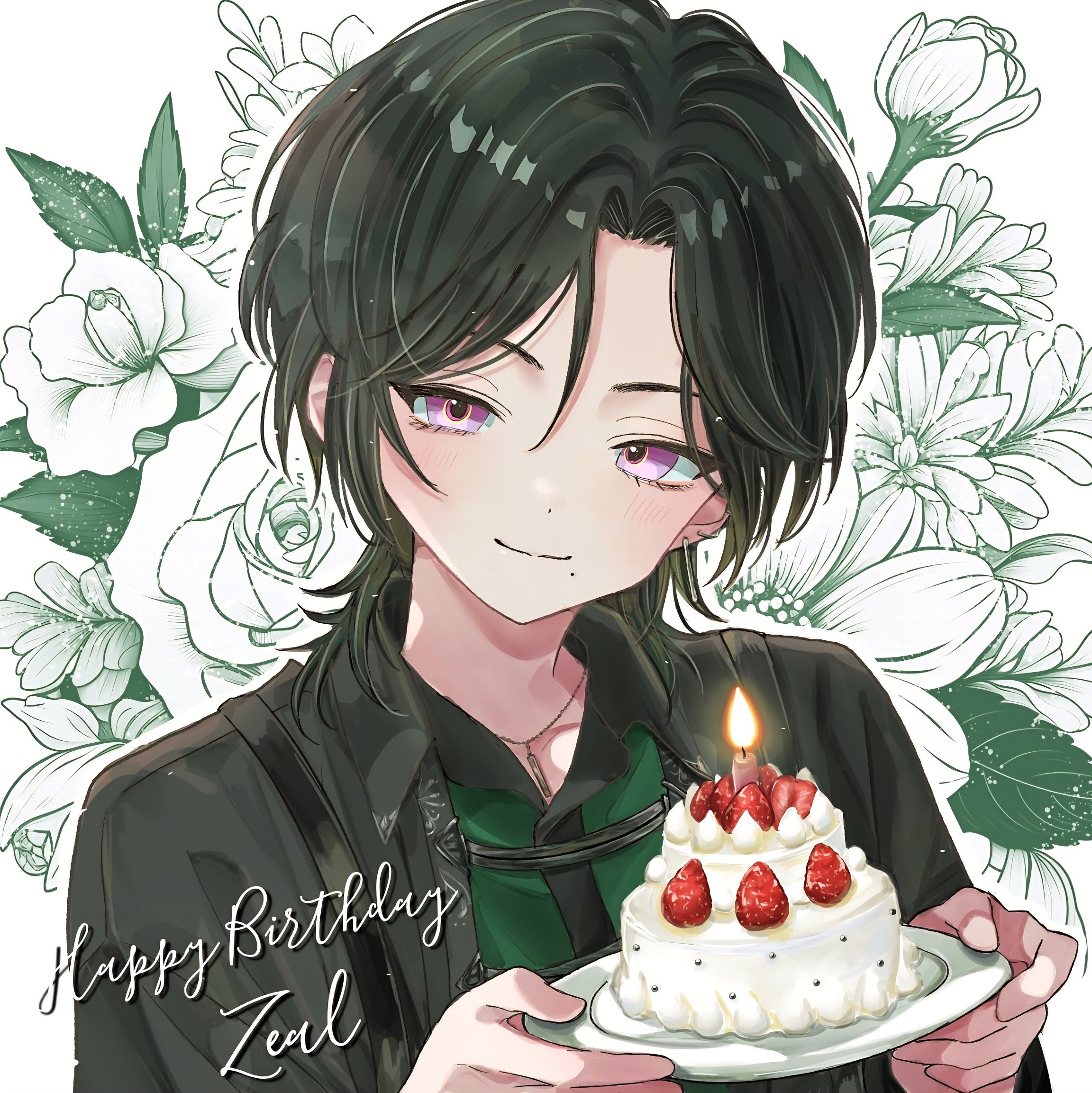 【原画】7歳の誕生日に無表情でケーキ入刀しようとするしも 原画】7歳の誕生日に無表情でケーキ入刀しようとする