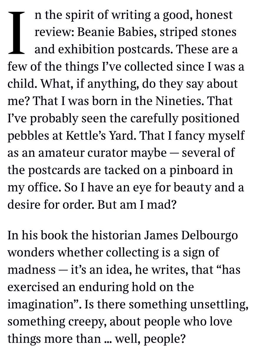 Chloë Ashby (@chloelashby) on Twitter photo I wrote about James Delbourgo's history of collecting (and my childhood Beanie Baby stash) for <a href="/timesculture/">Times Culture</a> thetimes.com/culture/books/… I wrote about James Delbourgo's history of collecting (and my childhood Beanie Baby stash) for <a href="/timesculture/">Times Culture</a> thetimes.com/culture/books/…