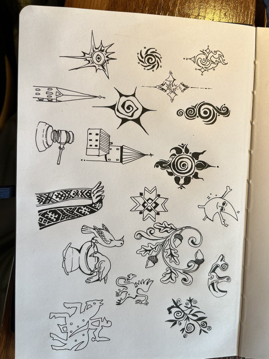 SIGMAREXIC's tweet image. drew some tattoo ideas for a friend