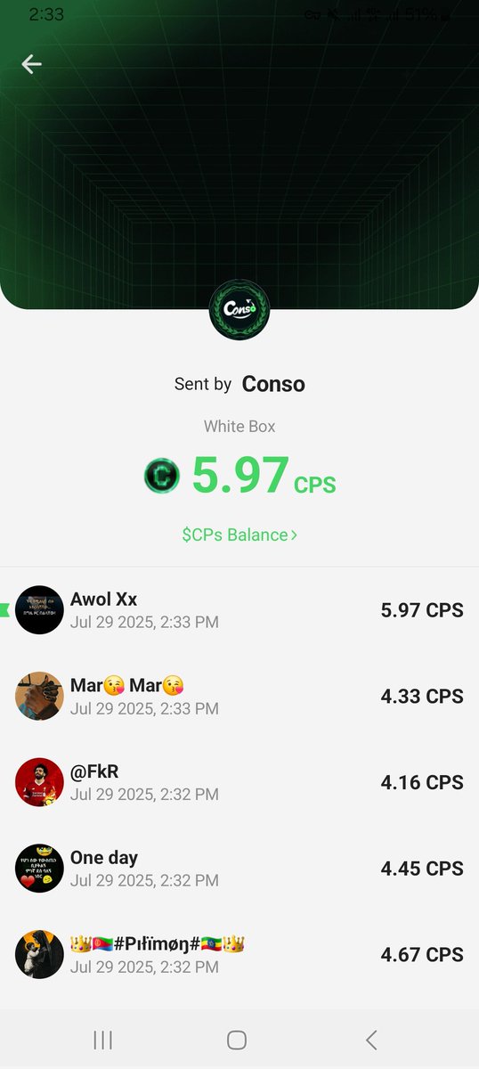 Today's coin box UID 4893284352
referal code ZHR048
#ConsoCoinBox@conso_tg