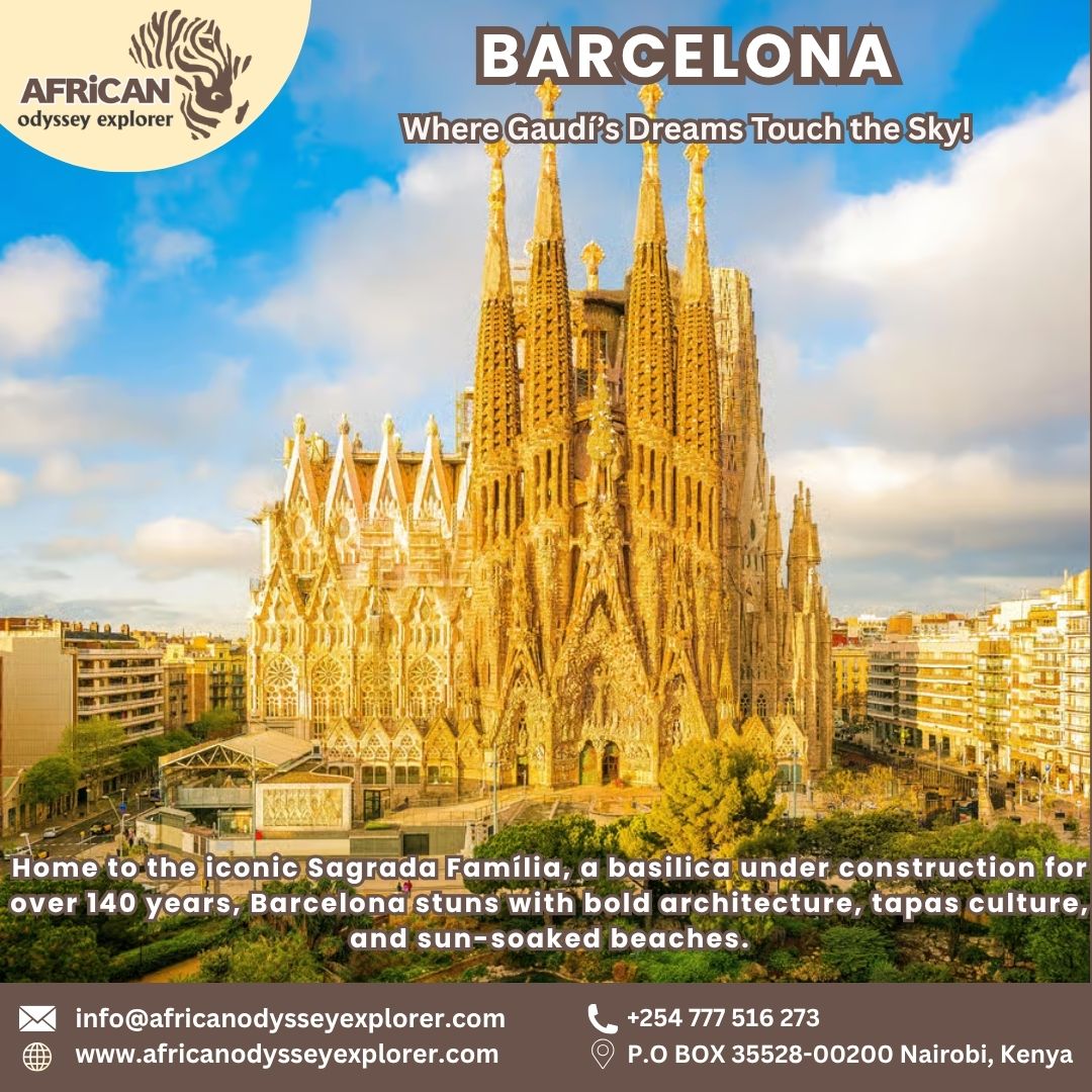 africanodysseyx's tweet image. Uncover the magic of Barcelona with us — a city of passion, flavor, and breathtaking beauty at every corner.
#barcelonacity #CulturalExperience #CulturalExploration #travelwithus