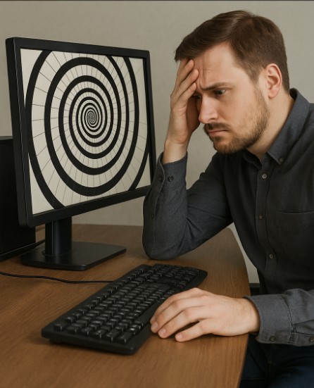 Il a demandé l'extrémité numérique d'une spirale, et son PC l'a pris au sérieux. Depuis, il calcule une spirale infinie. RIP RAM.
