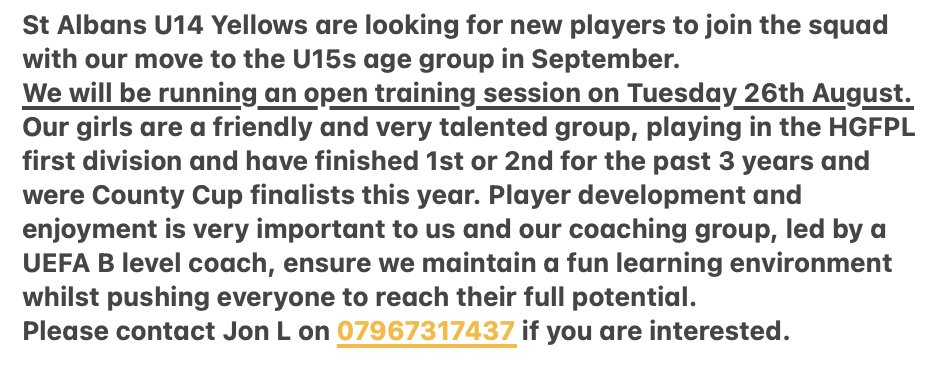 St Albans City Youth tweet media