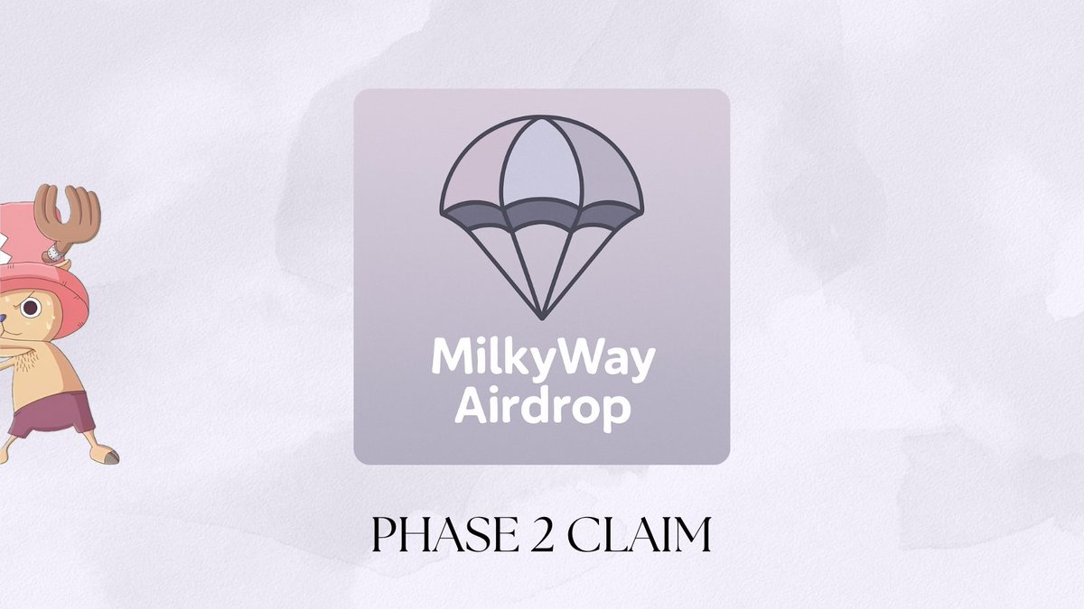 catalyst (@rexcatalyst) on Twitter photo 🪂 Just claimed my <a href="/milky_way_zone/">MilkyWay 🥛</a> Phase 2 Airdrop
If your were eligible in Phase 1 go check your Phase 2 amount
→ massdrop.milkyway.zone
⇢ Condition was to stake ≥ 10 $MILK for 2 months.
✦ For Phase 3, Stake ≥ $10 of $BABY, $INIT, or $TIA with MilkyWay before 🪂 Just claimed my <a href="/milky_way_zone/">MilkyWay 🥛</a> Phase 2 Airdrop
If your were eligible in Phase 1 go check your Phase 2 amount
→ massdrop.milkyway.zone
⇢ Condition was to stake ≥ 10 $MILK for 2 months.
✦ For Phase 3, Stake ≥ $10 of $BABY, $INIT, or $TIA with MilkyWay before