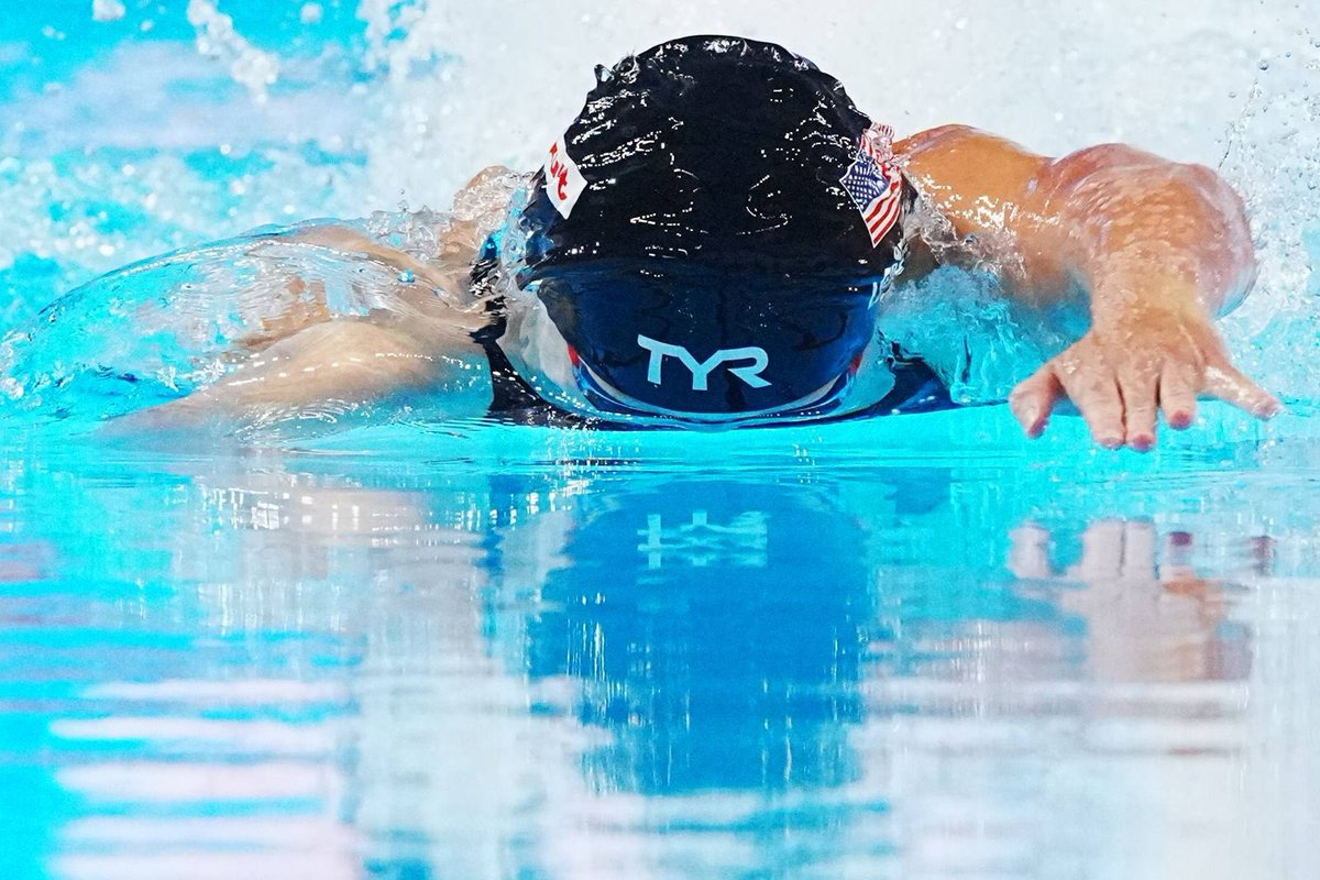 🇺🇸 Katie Ledecky 🥇x6 World Champion in the Women's 1500m Freestyle #AQUASingapore25