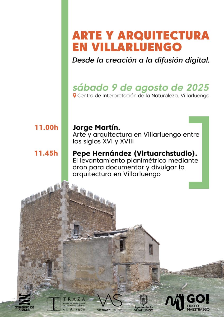 📍 El 9 de agosto, la Comarca del Maestrazgo en colaboración con el Ayuntamiento de Villarluengo, realizará una jornada dedicada a la historia, la arquitectura y las nuevas tecnologías aplicadas al conocimiento del territorio. 

👉 Toda la información:
facebook.com/photo/?fbid=10…