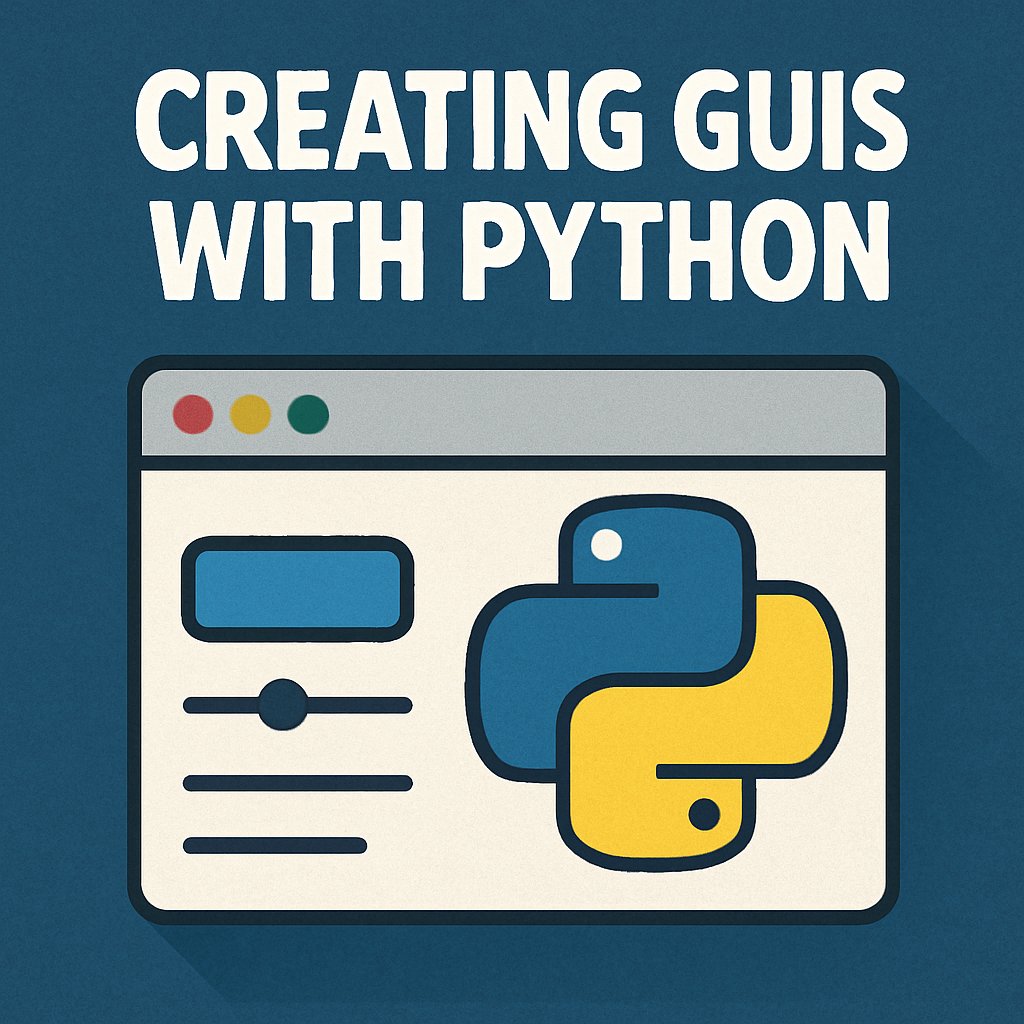CREATING GUIS WITH PYTHON
pythonclcoding.gumroad.com/l/chqcp