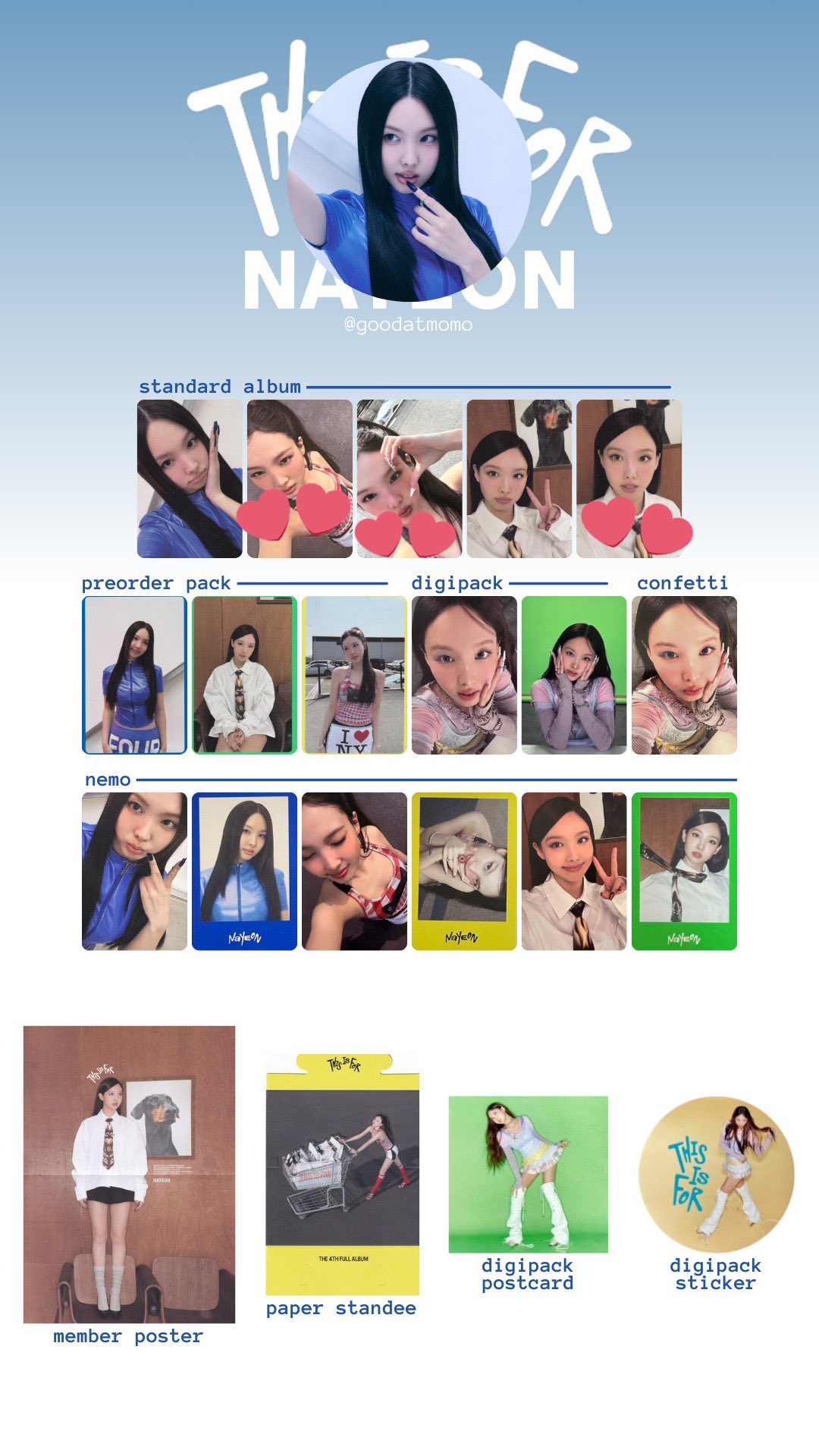 #TWICE5　トレカ　フルコンプ TWICE THIS IS FOR チェヨン トレカ フルコンプ 5枚セット