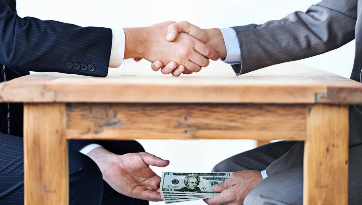 So the tech minister takes thousands from one tech firm, signs off on a multi-million £ contract for them. Then he accepts more from Public Digital and gives a senior government job, with a six-figure salary, to someone from that firm, and they receive an even bigger contract.