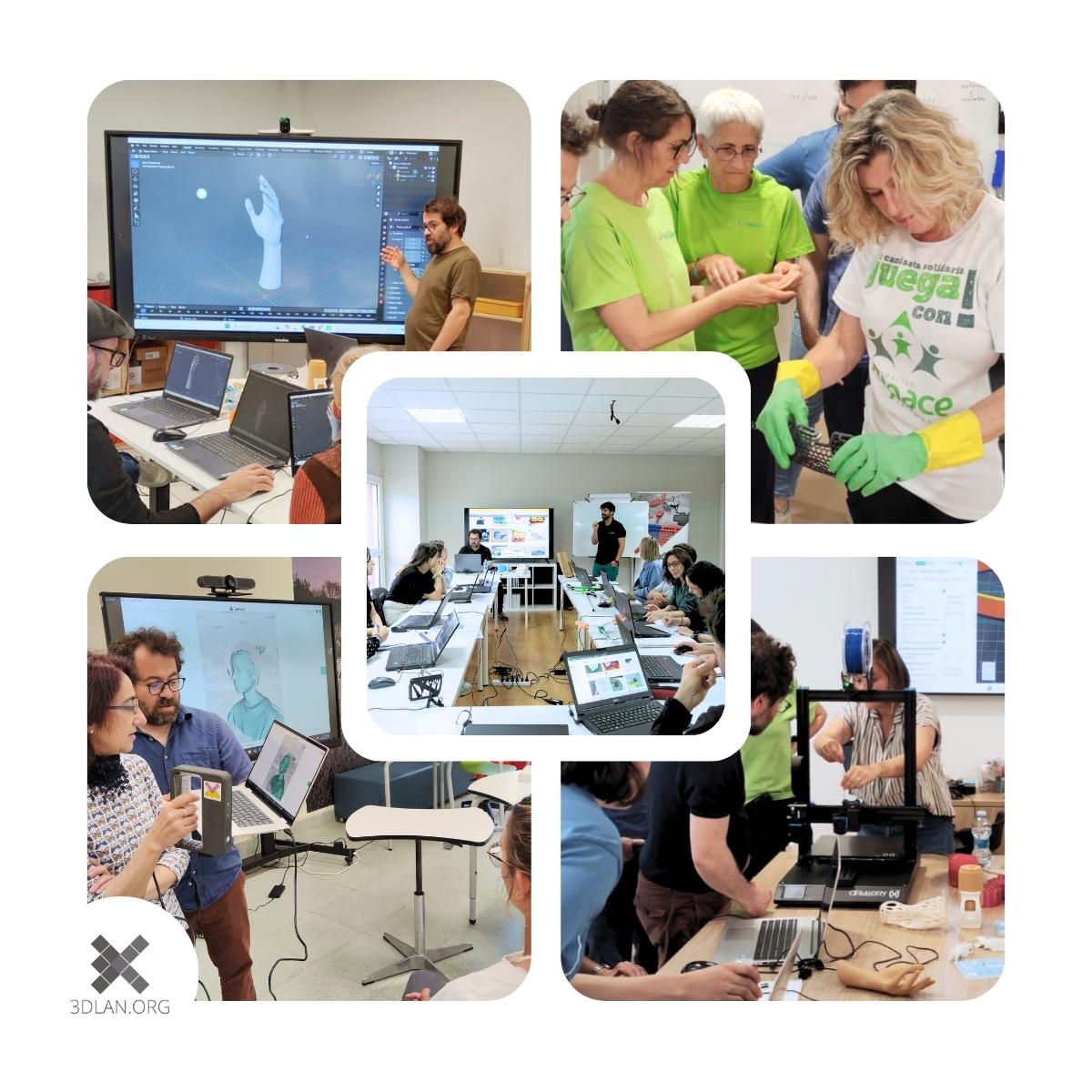 Si eres una asociación, fundación o entidad y estás interesada en diseño e impresión 3D dirigida a fisioterapeutas, terapeutas ocupacionales y ortopedas, pásate a ver nuestra web 3dlan.org/formacion-impr… porque retomamos formaciones en septiembre 👆
