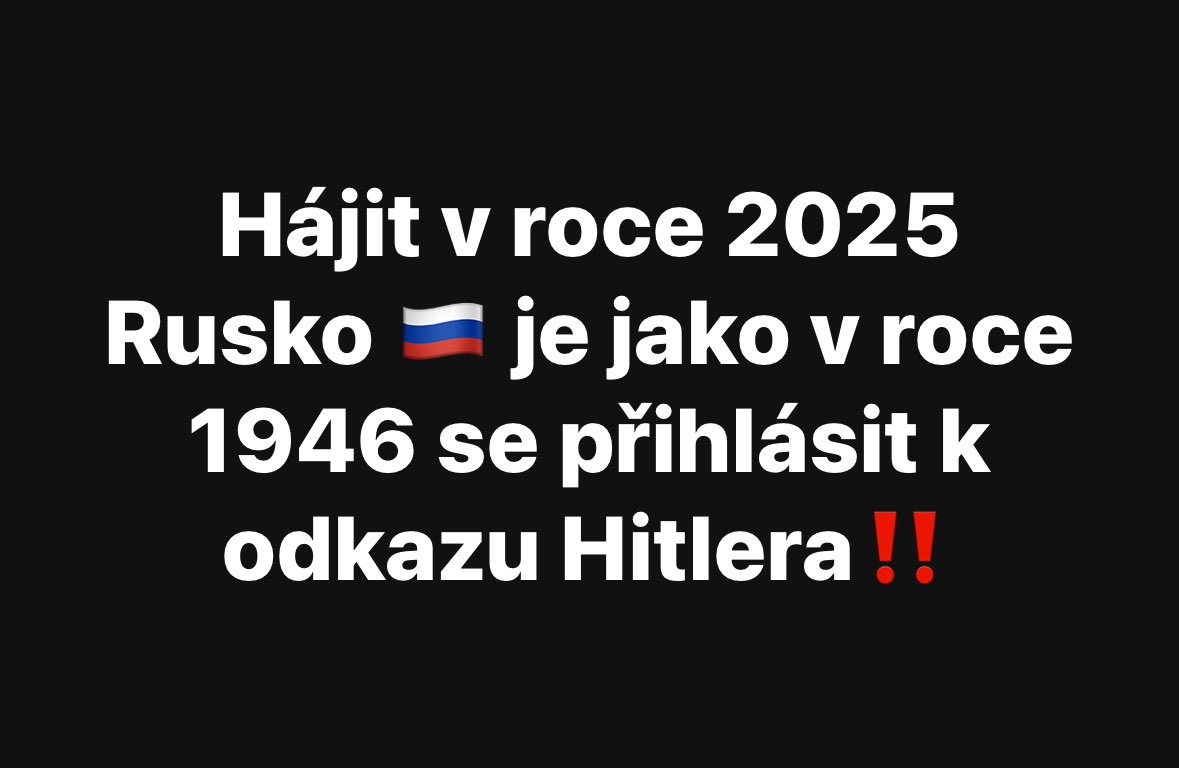 TomasZdechovsky's tweet photo. Souhlasíte? https://t.co/ehrocKkTbF