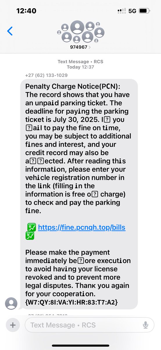CfcBigbri07's tweet photo. Watch out scammers txt messages https://t.co/37631UlYjT
