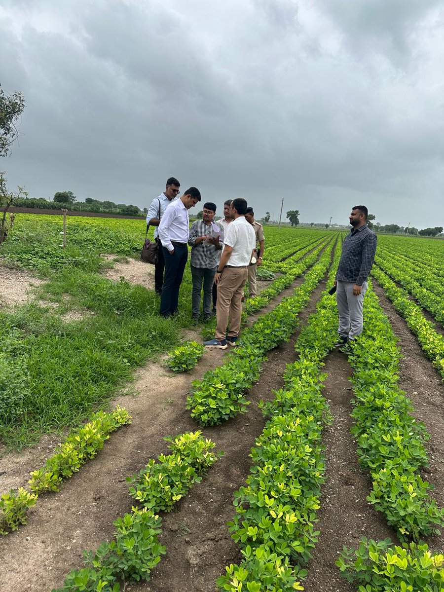 Whole to Part (ભૂમિ સીમાંકન) અંતર્ગત રાજકોટ જિલ્લાનું ગામ મોજે-ગોવિંદપર તાલુકો-પડધરીની સ્થળ મુલાકાત લઇ જરૂરી સુચનો આપ્યા.