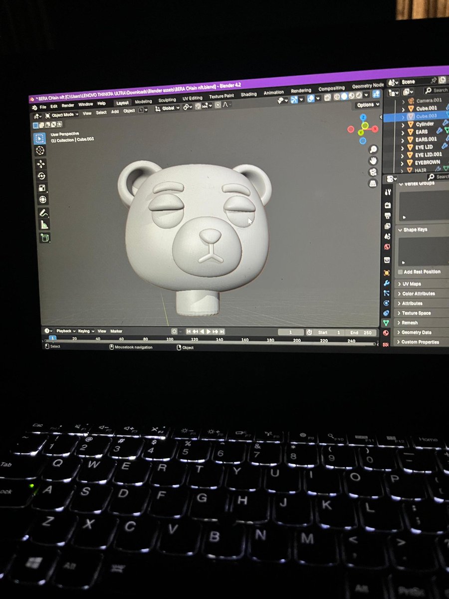 teotheecreator's tweet image. Currently working on something for @berachain 🤭
Let&apos;s see where this goes 
#beratarded #Getgeeked✨ #meme #NFT