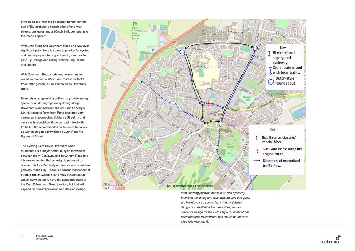 Lynn Road, Ely: "Hopkins Homes will seek to progress the application to not install a cycle route." 

This is NOT the message we need to see in our region, where developments should be improving facilities for people walking &amp; cycling rather than adding additional pressures. 
/1