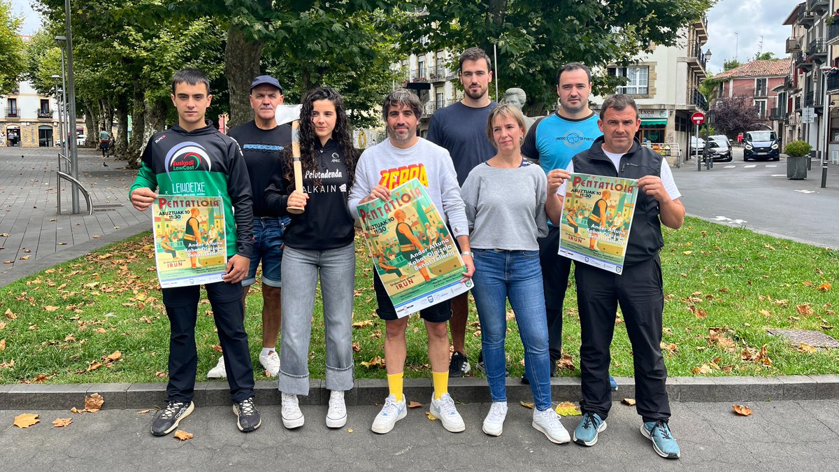 💪 Aurten ere, "Gipuzkoako Pentatloi Txapelketa" izango da Euskal Jira 2025aren ekitaldi nagusietako bat.

🗓️ Laugarren urtez egingo da txapelketa, abuztuaren 10ean, igandea, 11:30etik aurrera, Urdanibia plazan.

🔗 Informazio guztia, hemen: irun.org/eu/berriak/uda…