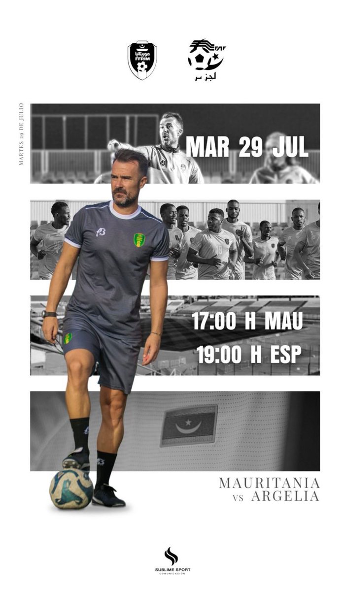 Último partido amistoso antes de afrontar el Campeonato Africano de Naciones. ARGELIA VS MAURITANIA