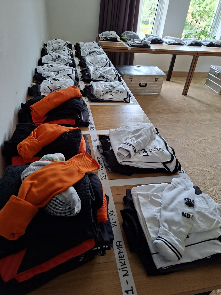 Ligt weer klaar , OFI Kreta hier wie kom #oefenwedstrijdZeeland💛💚