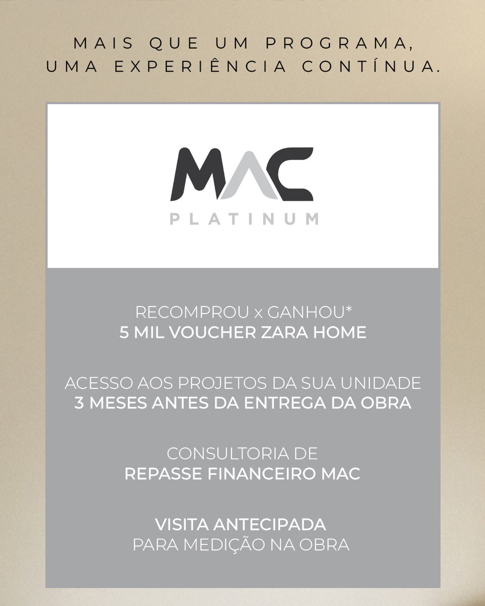 macconstrutora's tweet image. 🎉 Seja bem‑vindo a uma nova experiência MAC! Em 2025 celebramos 45 anos de história, reforçando nosso DNA de alto padrão. O Programa Fidelidade MAC, criado em 2022 para valorizar quem confia e indica nossos empreendimentos, foi renovado neste ano comemorativo. Tudo com o…
