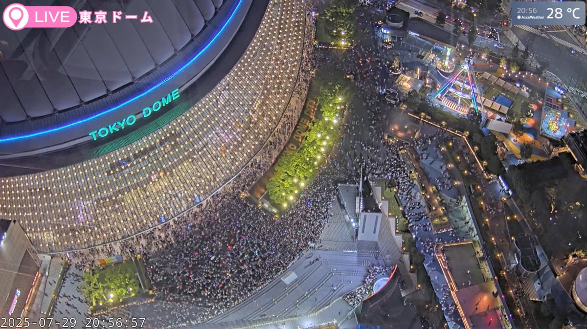東京 ドーム ライブ カメラ