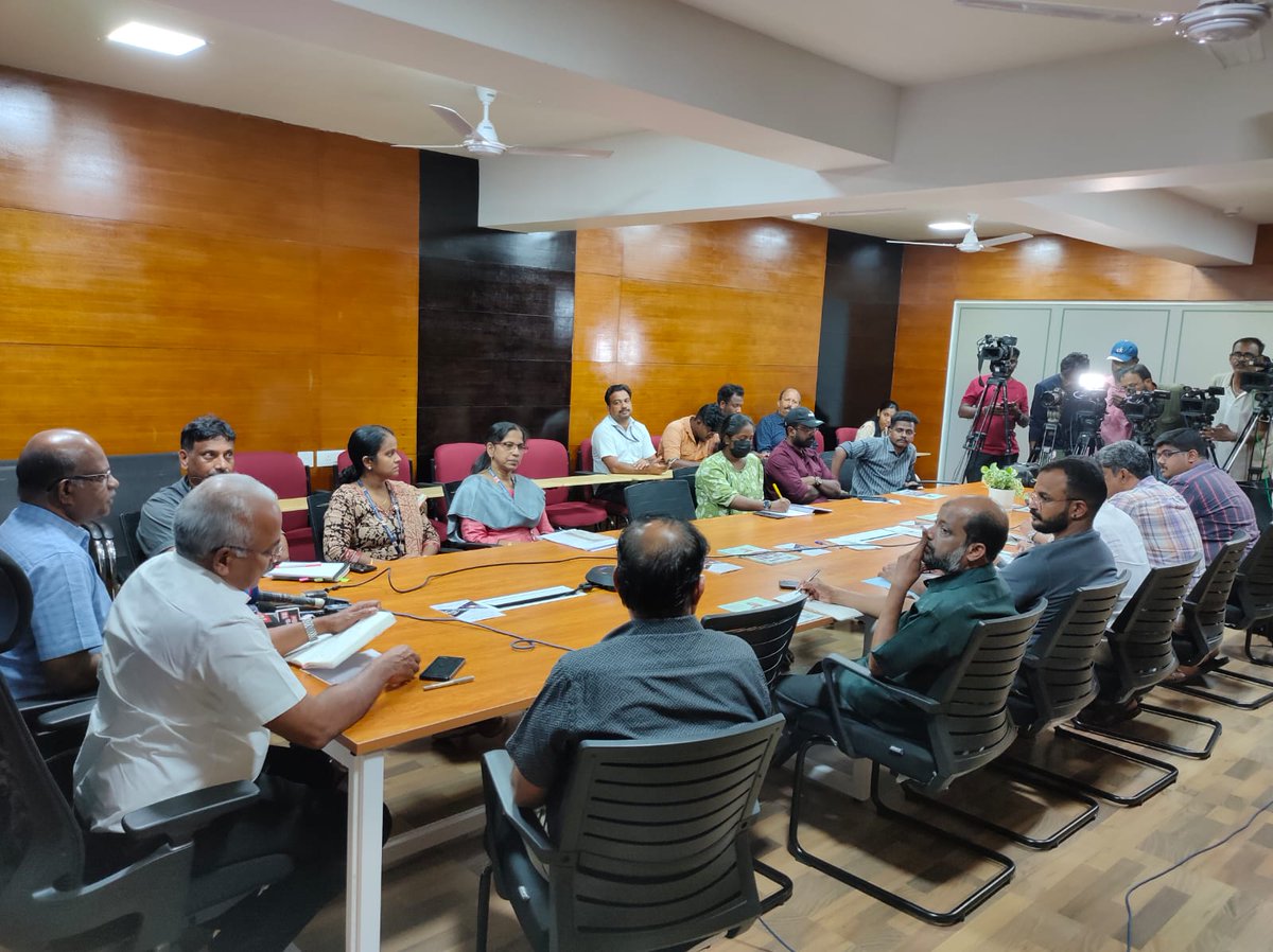 A press meet was held today to announce the KSCSTE R&amp;D Summit 2025, a flagship event organized by the KSCSTE.
The summit, scheduled for 7th August 2025 at Hyatt Regency, Thiruvananthapuram, will be inaugurated by Shri. Pinarayi Vijayan, Hon’ble Chief Minister of Kerala.