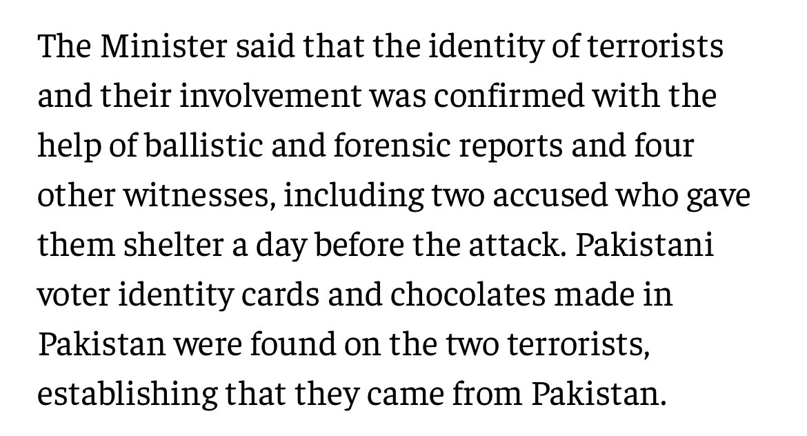 Not to be a pest, but Pakistan doesn’t issue Voter ID cards. It has NADRA-issued cards, with embedded chips and biolmetrics, for all purposes. If the GoI has those cards, it has a wealth of biographical information on the killers that it should probably release