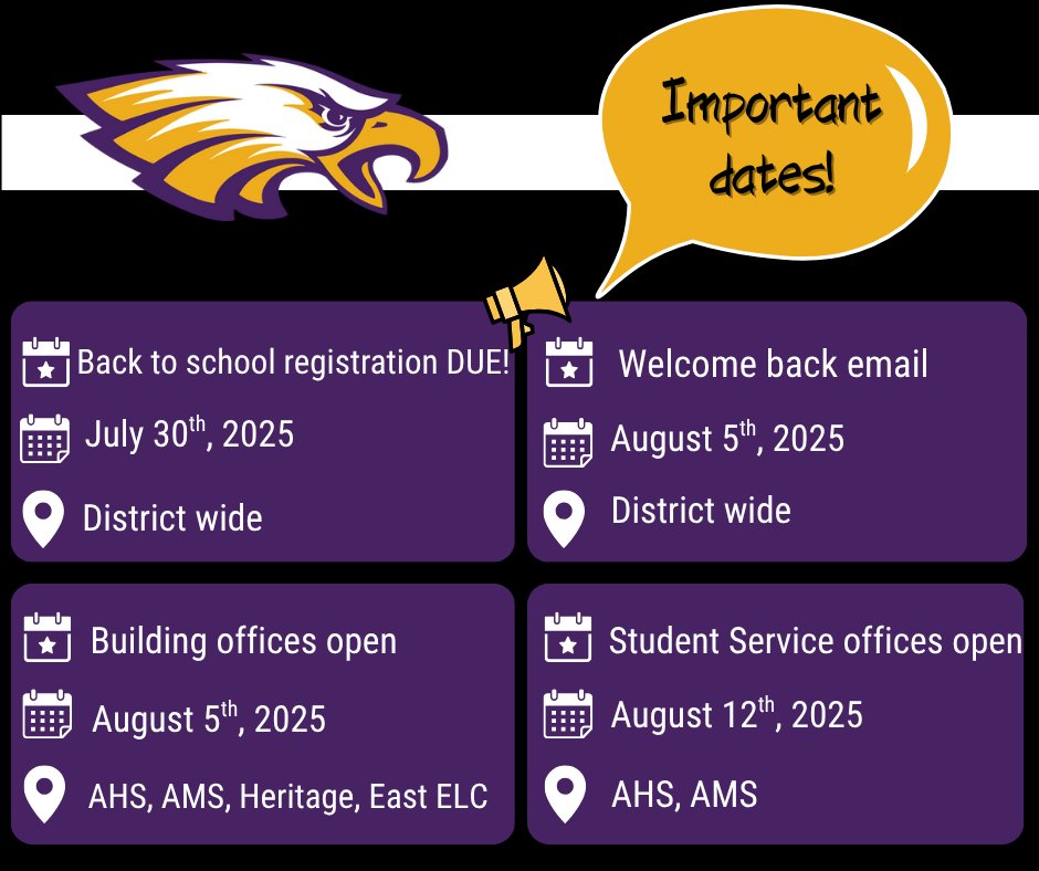 Avon Local Schools (@avonlocalsch) on Twitter photo The start of the school year will be here before you know it! Please see below for important upcoming dates. <a href="/DrMikeZalar/">Michael Zalar, PhD</a> <a href="/avoneagles/">avoneagles</a> <a href="/AvonSchools_Ops/">Avon Schools - Operations</a> The start of the school year will be here before you know it! Please see below for important upcoming dates. <a href="/DrMikeZalar/">Michael Zalar, PhD</a> <a href="/avoneagles/">avoneagles</a> <a href="/AvonSchools_Ops/">Avon Schools - Operations</a>