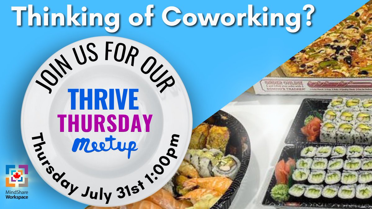MindShare WorkSpace (@mindsharework) on Twitter photo Join us tomorrow for #ThursdayThrive! 🍽️✨
Bring a dish, meet fellow innovators & spark fresh ideas at our FREE potluck <a href="/MindShareWork/">MindShare WorkSpace</a>.
💡 Let’s grow & thrive—together!
#Networking <a href="/MindShareLearn/">MindShareEdTech Canada》K20News》 Summits</a> @ErinMillsTown Join us tomorrow for #ThursdayThrive! 🍽️✨
Bring a dish, meet fellow innovators & spark fresh ideas at our FREE potluck <a href="/MindShareWork/">MindShare WorkSpace</a>.
💡 Let’s grow & thrive—together!
#Networking <a href="/MindShareLearn/">MindShareEdTech Canada》K20News》 Summits</a> @ErinMillsTown