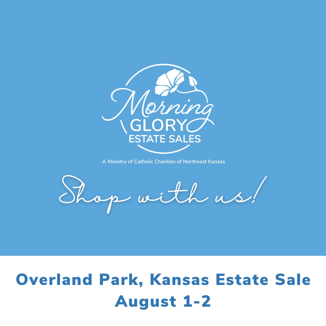 Morning Glory Estate Sales' Overland Park #EstateSale is this weekend! The sale will feature traditional furniture, home décor and more. 

Visit our website for more info: catholiccharitiesks.org/morning-glory/.