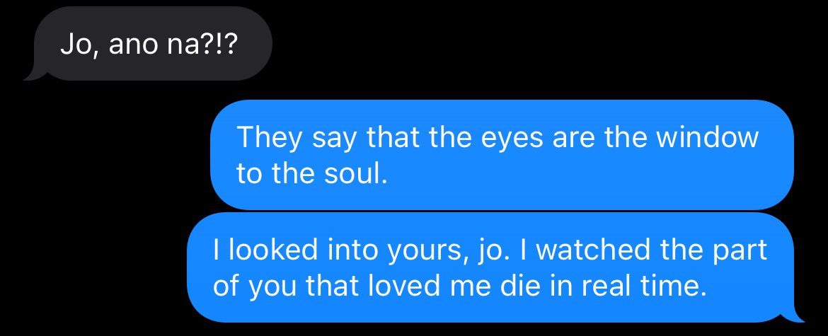 ㅤ

                                       Jo, ano na jo?

ㅤㅤ