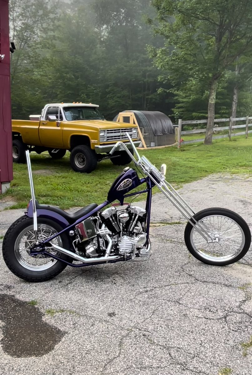 Combos with @theboneorchardcycles #knucklehead #chevy #truckin #combos #choppershit #choppers #harley #knuckleheadchopper #customharley #ftw