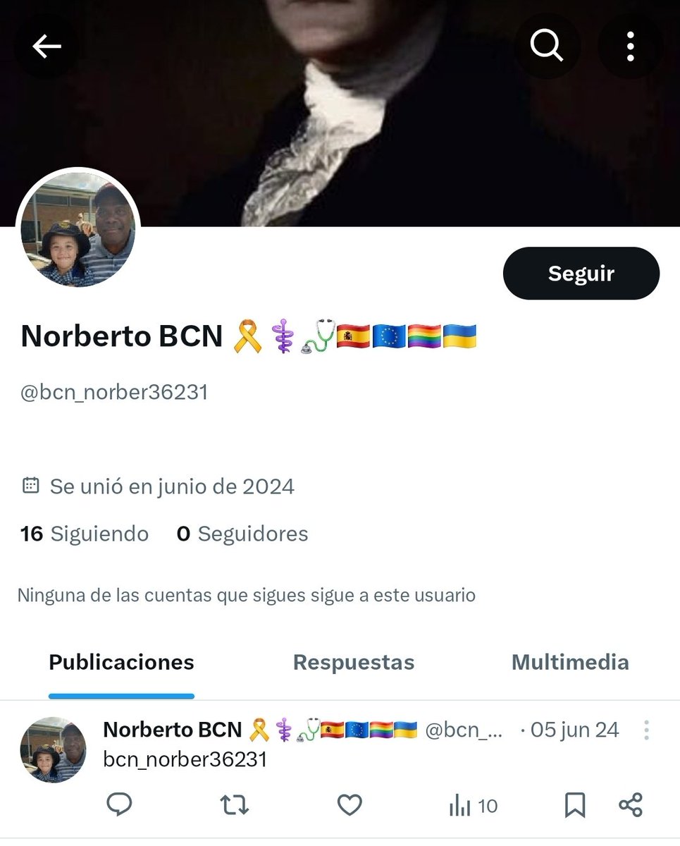Norberto BCN 🎗⚕🩺🇪🇦🇪🇺🏳️🌈🇺🇦 (@norberto_bcn) on Twitter photo Zgłoście proszę konto <a href="/bcn_norber36231/">Norberto BCN 🎗⚕🩺🇪🇦🇪🇺🏳️🌈🇺🇦</a>, jakiś troll się pode mnie podszywa wrzucając foty czarnoskórego z dzieckiem.
Dziękuję. Zgłoście proszę konto <a href="/bcn_norber36231/">Norberto BCN 🎗⚕🩺🇪🇦🇪🇺🏳️🌈🇺🇦</a>, jakiś troll się pode mnie podszywa wrzucając foty czarnoskórego z dzieckiem.
Dziękuję.